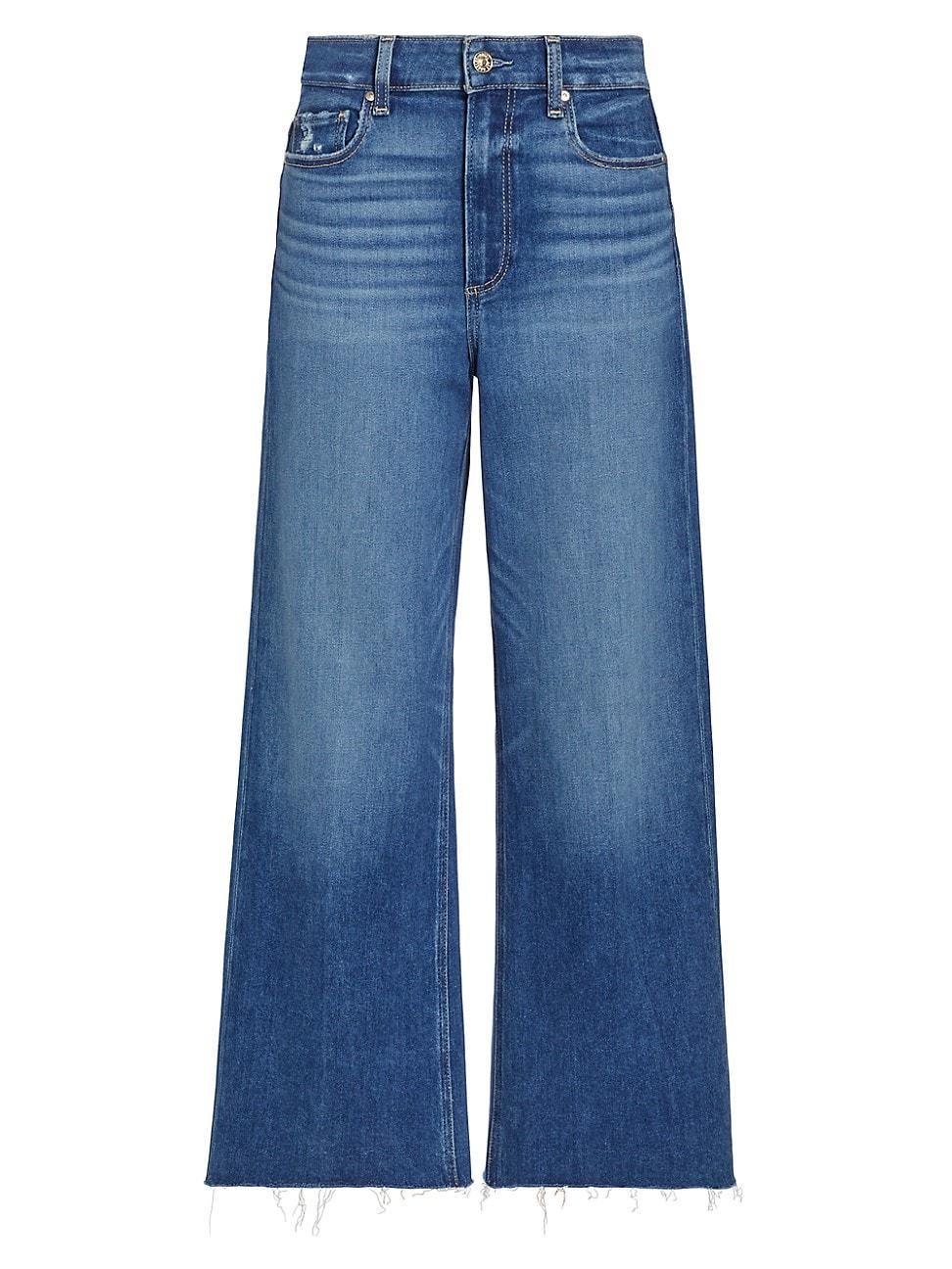 Womens Anessa Mid-Rise Straight Crop Jeans Product Image