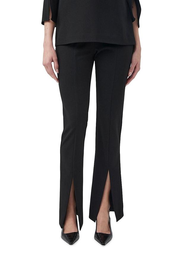 Womens Carine Stretch-Crepe Boot-Cut Pants Product Image