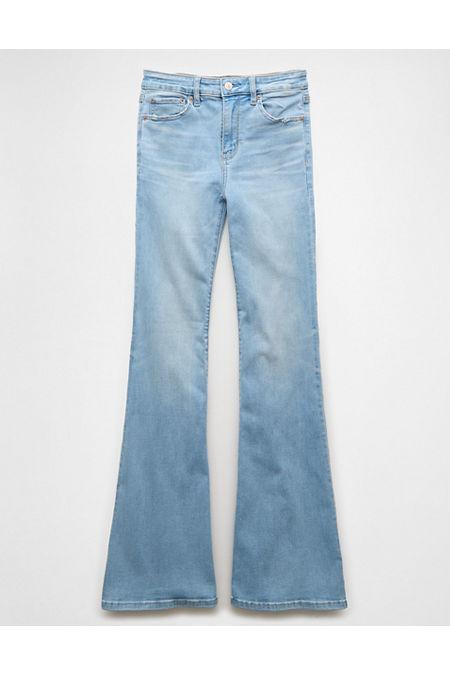 AE Next Level Super High-Waisted Flare Jean Womens Product Image