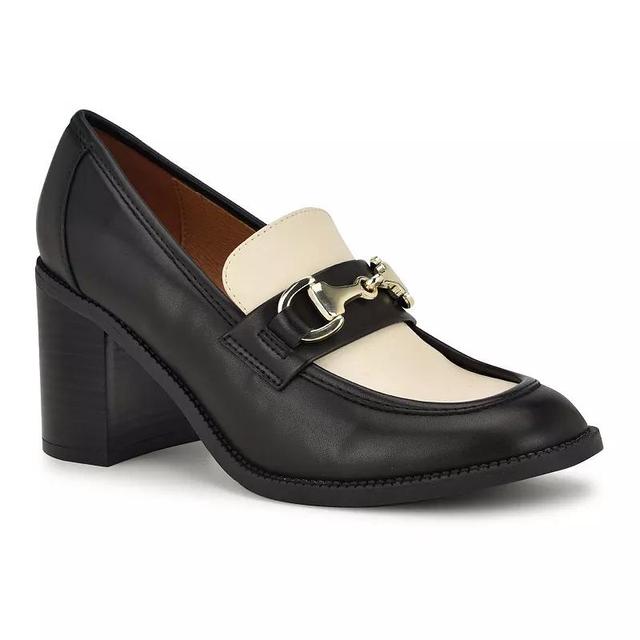 Nine West Koolo Womens Block Heel Loafers Product Image