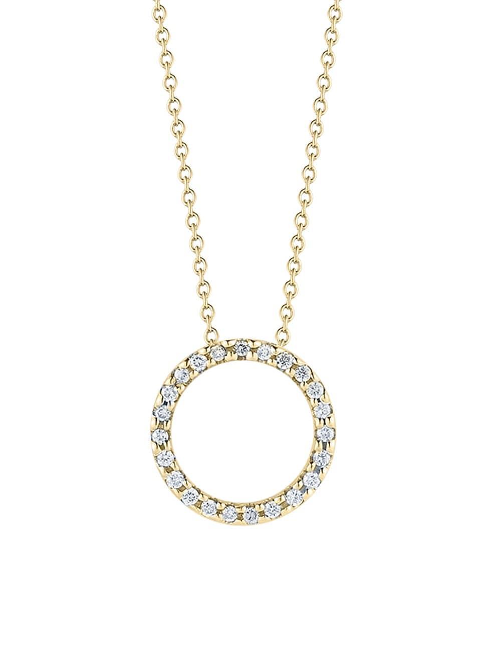 Roberto Coin XS Diamond Pendant Necklace Product Image