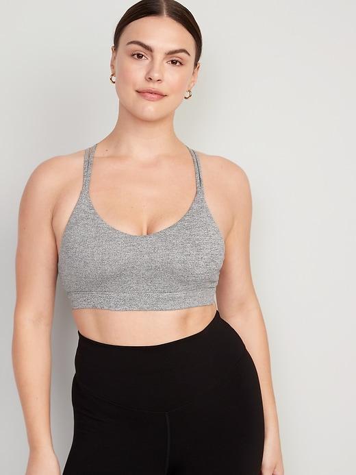 Light Support Strappy Sports Bra Product Image