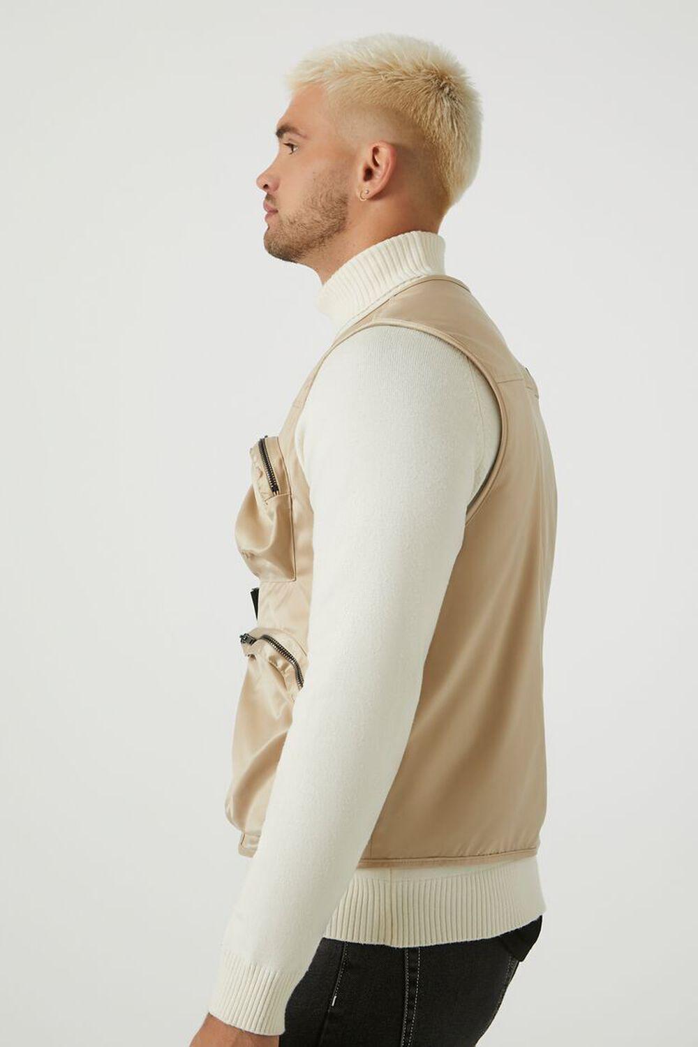 Utility Cargo Zip-Up Vest | Forever 21 Product Image