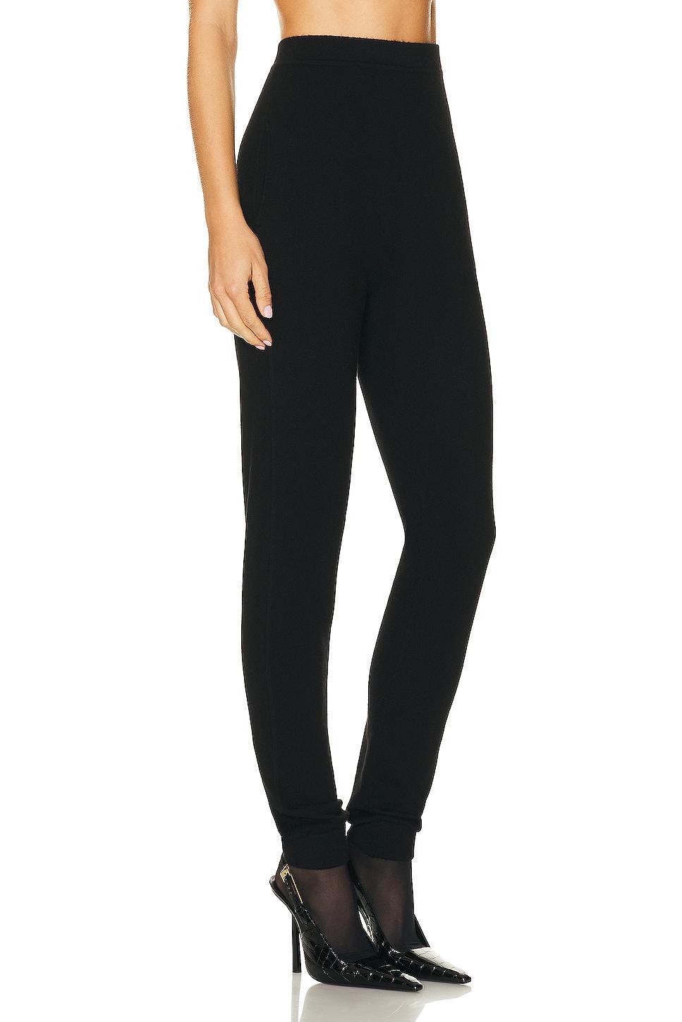 Saint Laurent High Waist Legging Black. (also in L, XS). Product Image