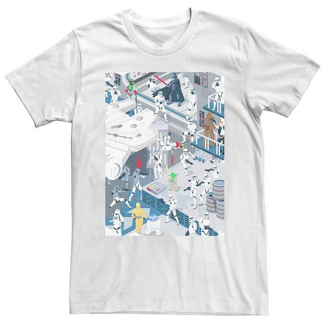 Mens Star Wars Seek And Find Poster Tee Product Image