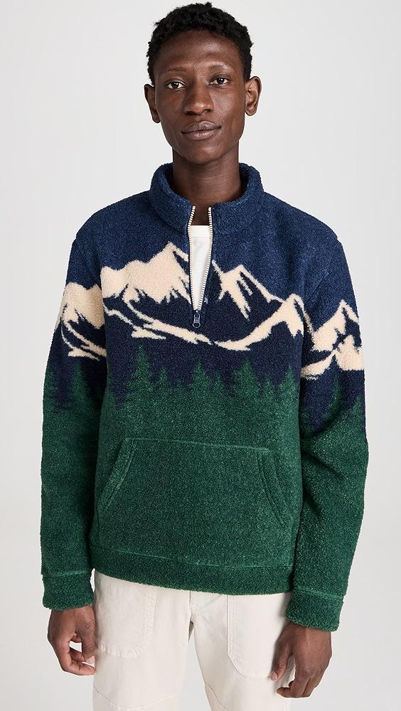 Marine Layer Archive Andes Sherpa Pullover | Shopbop Product Image