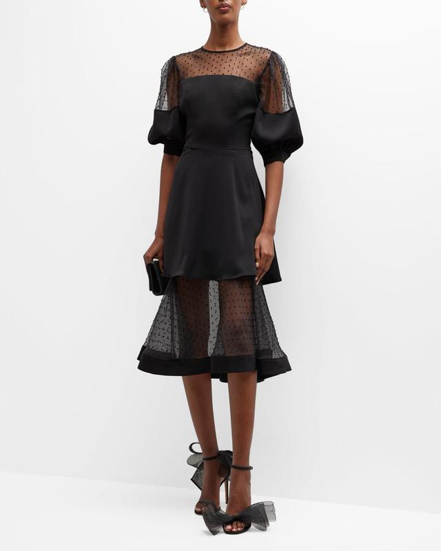 Womens Regina Shear Tiered Dress Product Image