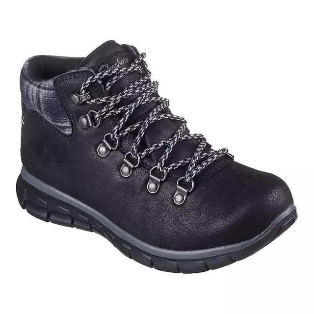 Skechers Synergy Plaid Mood Womens Hiking Boots Product Image