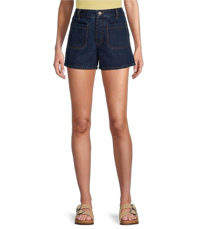 Chelsea & Violet Farrah Denim High Rise Shorts Product Image