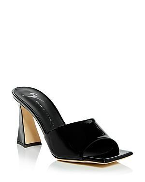 Womens Vanilla Patent Leather Mules Product Image