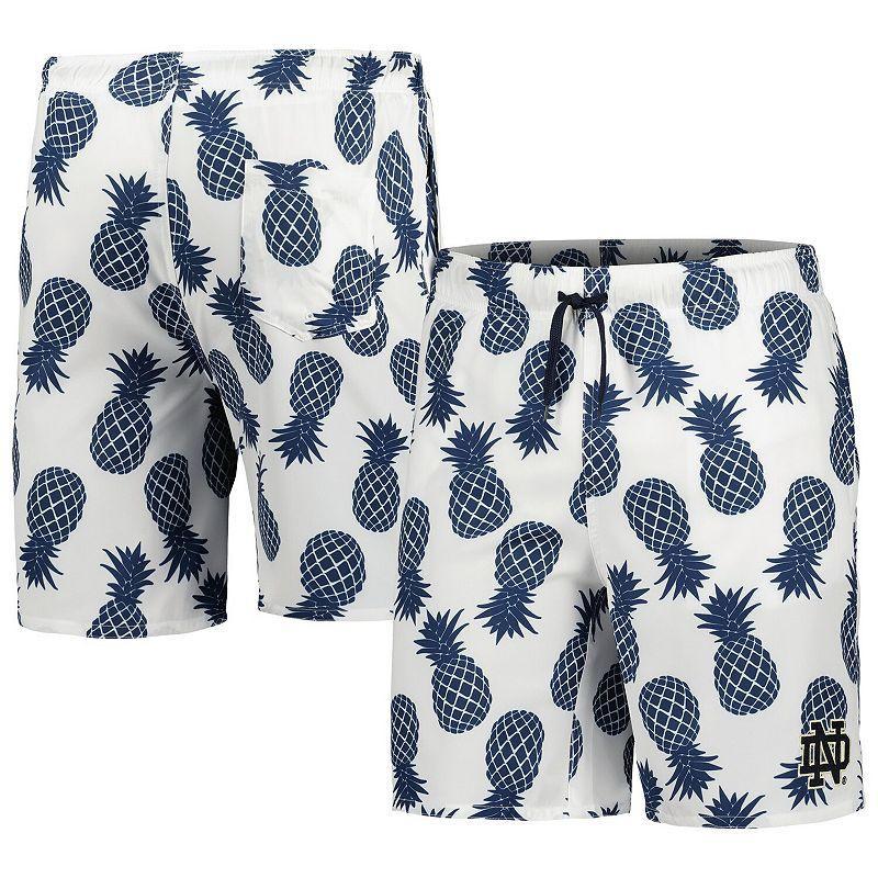 Mens Colosseum /Navy Notre Dame Fighting Irish Pineapple Swim Shorts Product Image