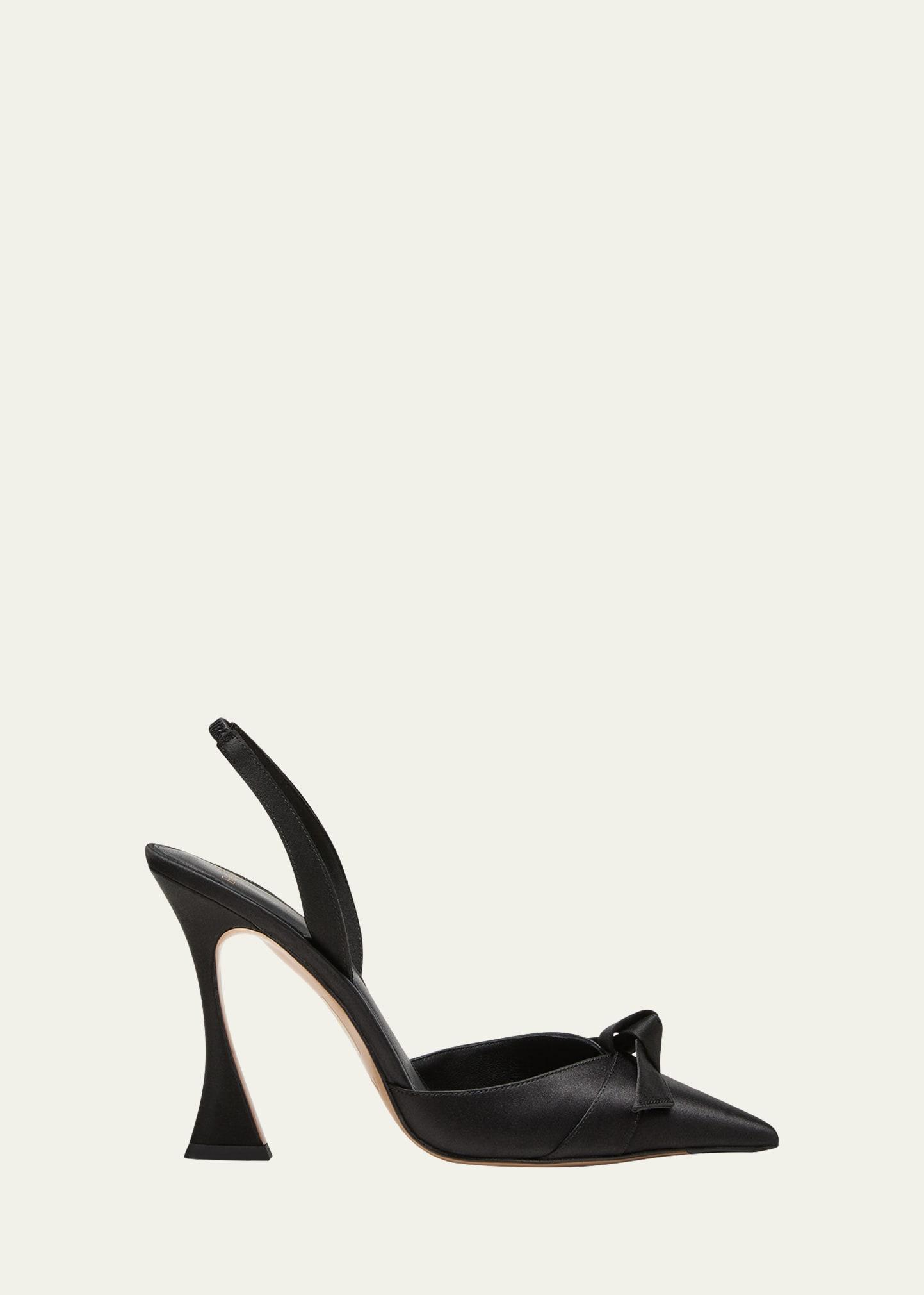 Womens Clarita Bell Satin Slingback Pumps Product Image