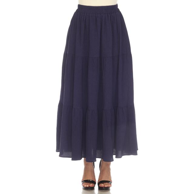 Pleated Tiered Maxi Skirt Product Image