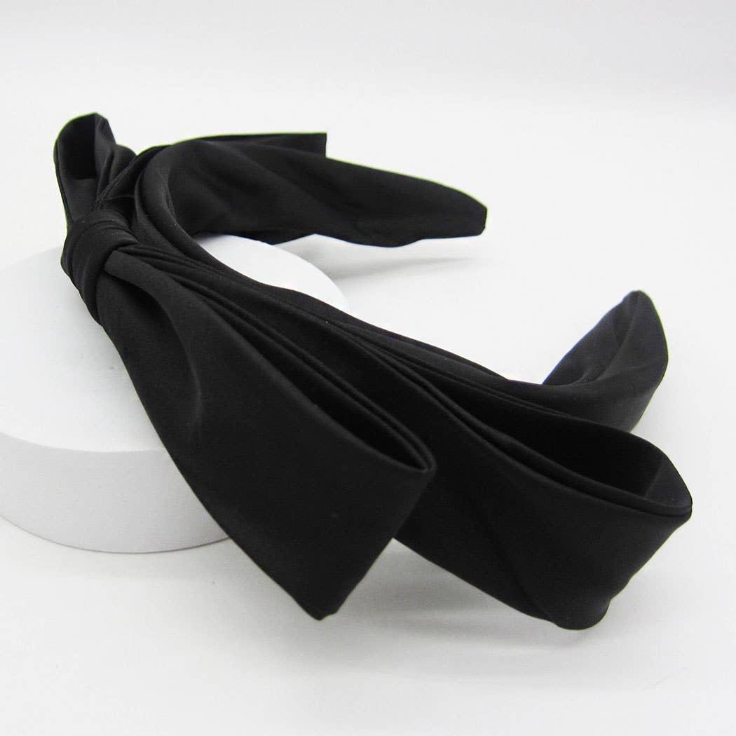 Elegant Femme Low Drop Bow Headband Product Image