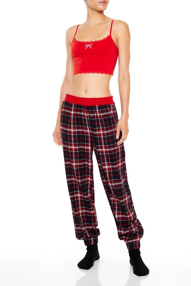 Plaid Flannel Pajama Shorts | Forever 21 Product Image