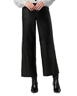 Joes Jeans The Mia High Rise Wide Leg Faux Leather Pants Product Image