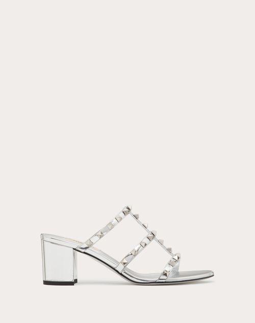 ROCKSTUD MIRROR-EFFECT SLIDE SANDAL 60MM Product Image