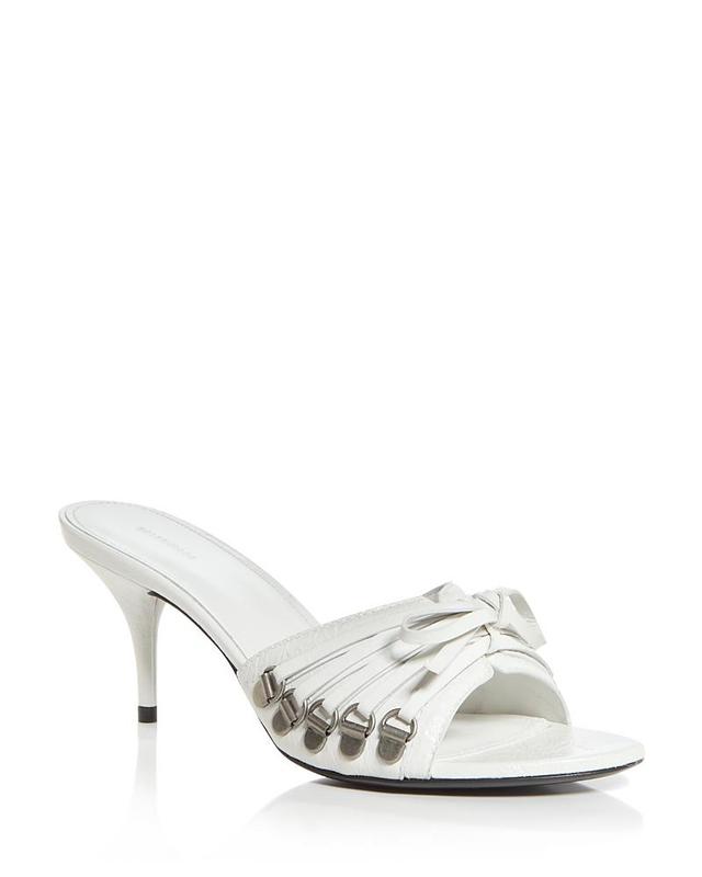Balenciaga Womens Cagole High Heel Slide Sandals Product Image