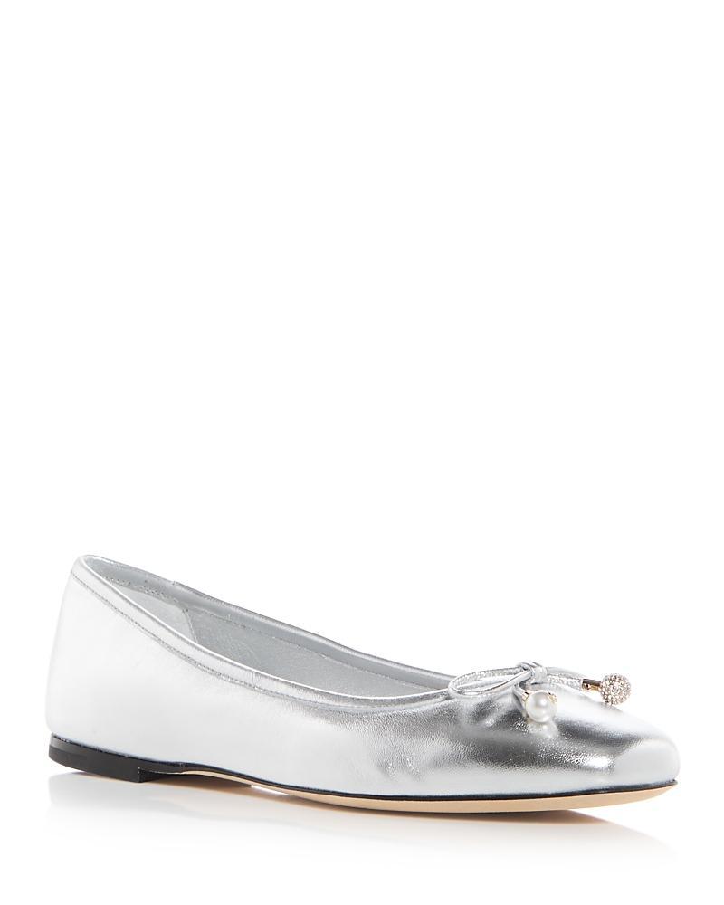 Womens Elme Leather Ballerina Flats Product Image