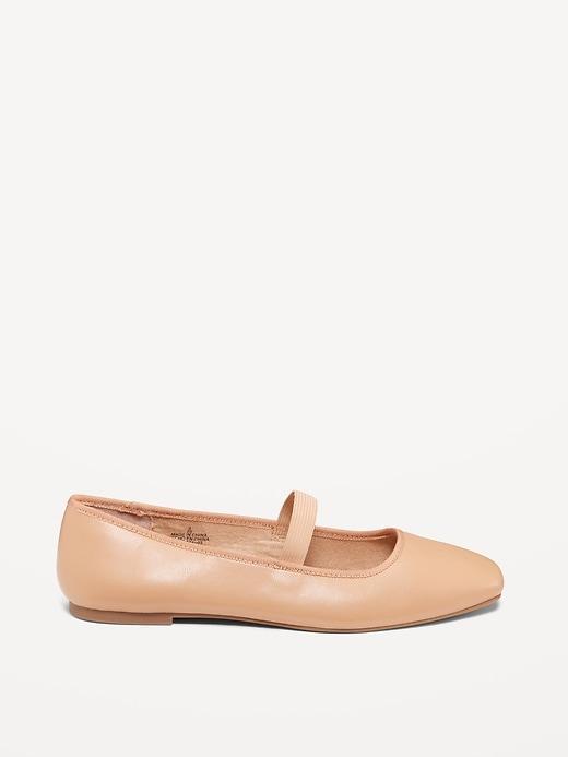 Mary Jane Square-Toe Ballet Flats Product Image