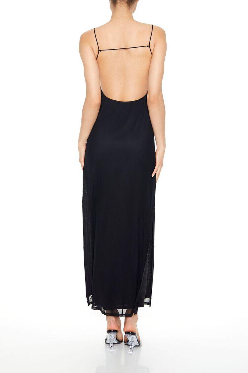 Mesh Open-Back Maxi Dress | Forever 21 Product Image