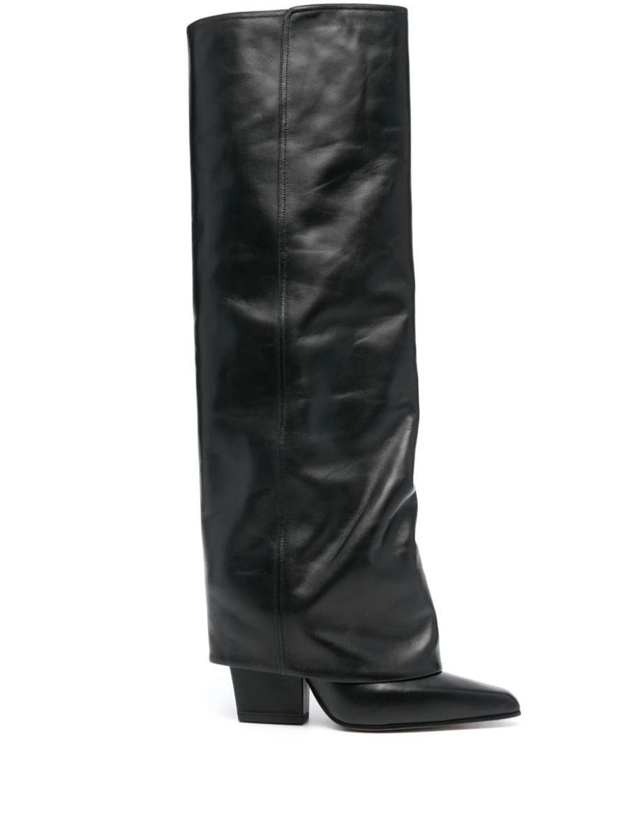 90mm Leather Boots In Black Product Image