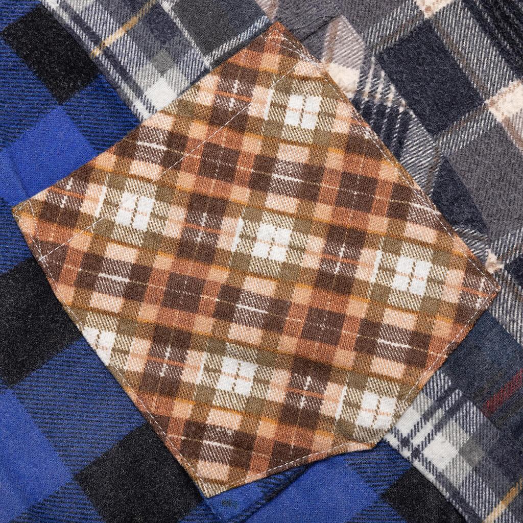 Flannel Shirt 7 Cuts Reflection Shirt - Assorted Male Product Image