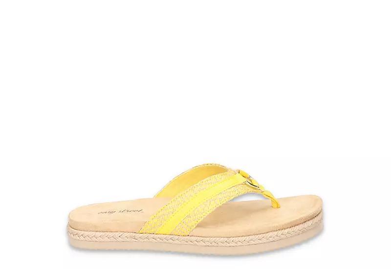 Easy Street Womens Starling Slip-On Thong Sandals Product Image