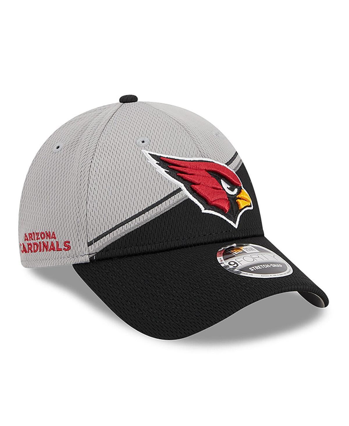 Mens New Era Gray Arizona Cardinals 2023 Sideline 9FORTY Adjustable Hat - Gray Product Image