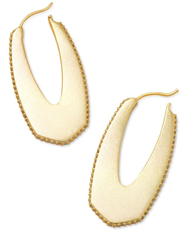 Kendra Scott Adeline Cubic Zirconia Hoop Earrings Product Image