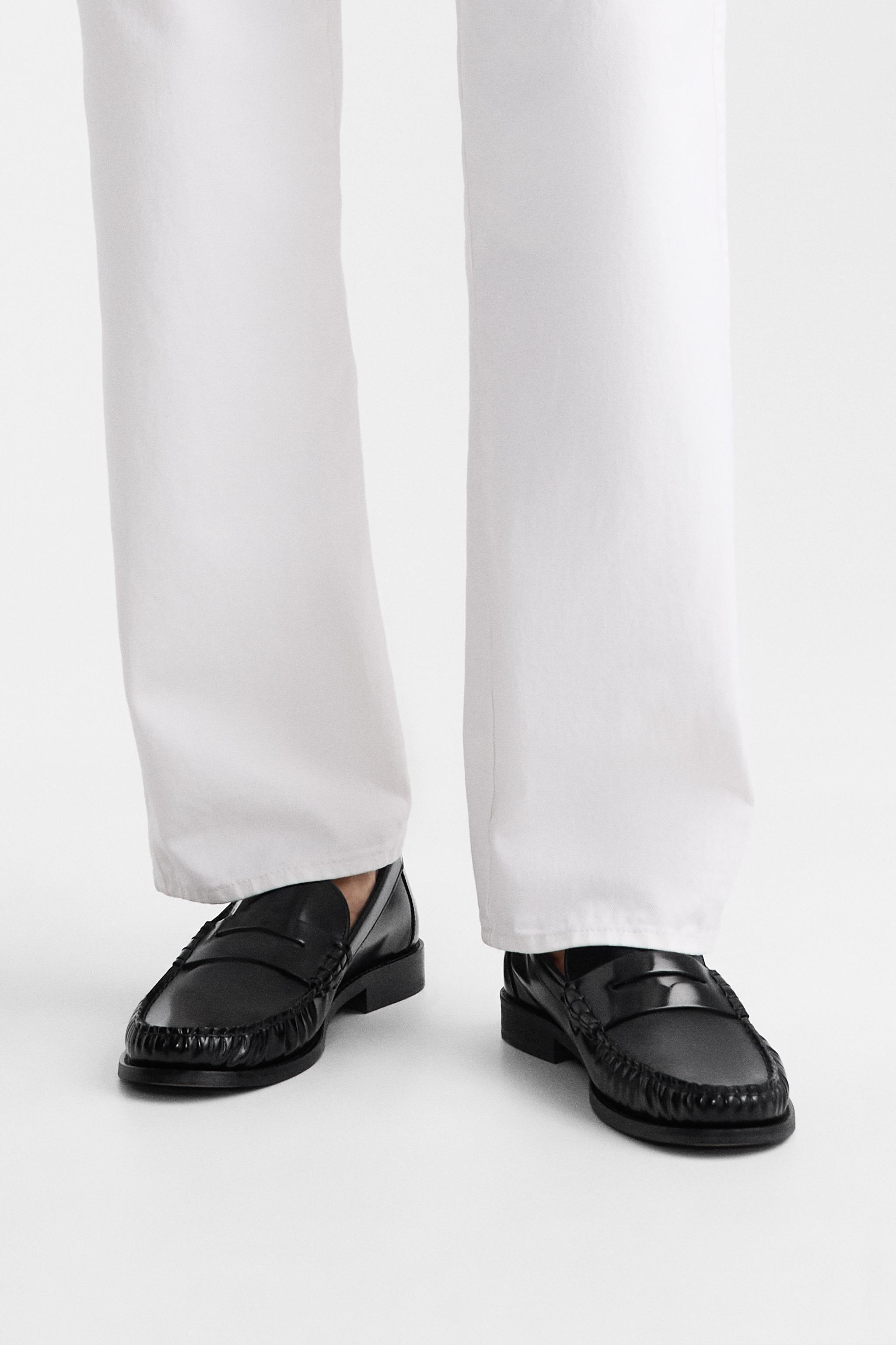 LEATHER SADDLE LOAFERS LIMITED EDITION Product Image