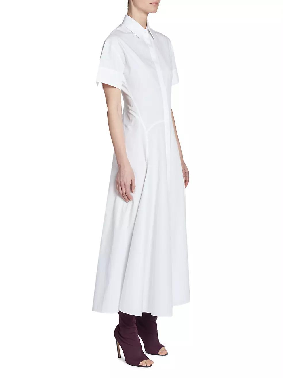 Panelled Cotton Shirtdress Product Image