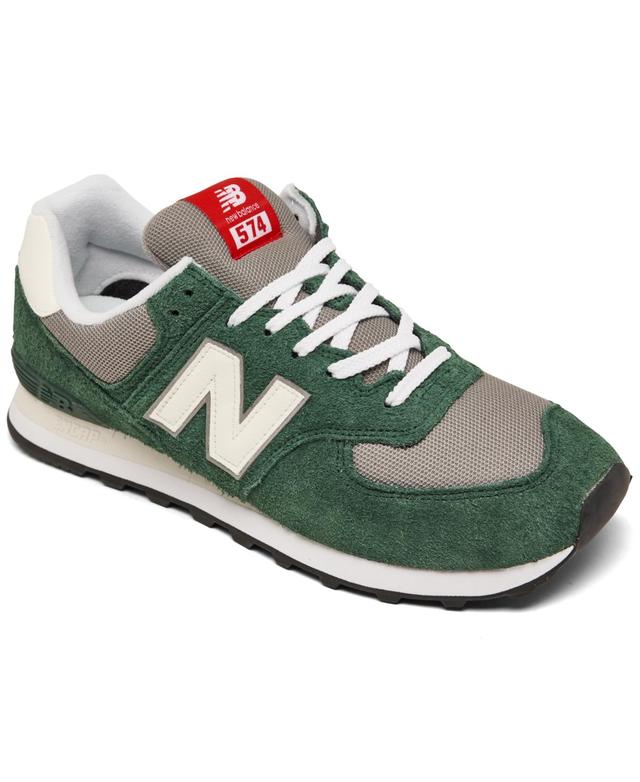 New Balance Classics U574v1 (Green/White 2) Shoes Product Image