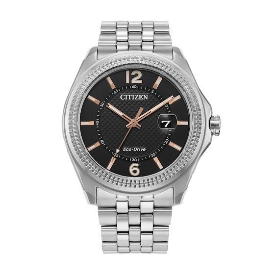 Men's Citizen Eco-DriveÂ® Corso Classic Watch with Black Dial (Model: Aw1740-54H) Product Image