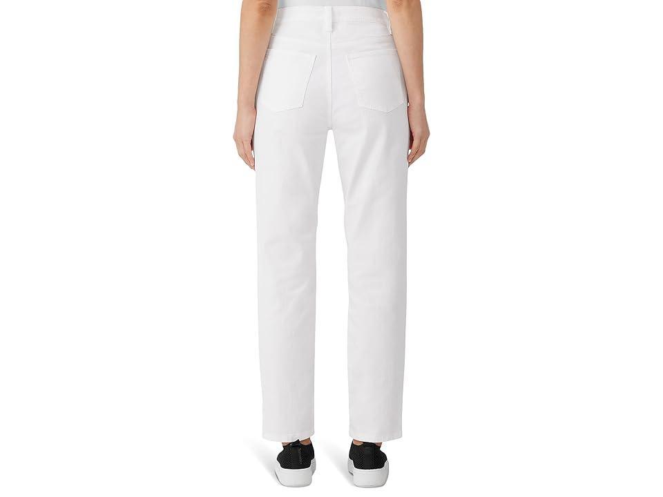 Eileen Fisher Petite High Waisted Slim Full Length Jeans Women's Jeans Product Image