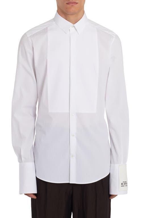 Dolce & Gabbana Cotton Poplin Tuxedo Shirt Product Image