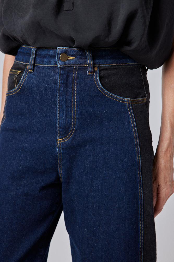 The Winning Combo Denim Barrel Leg Pant Product Image