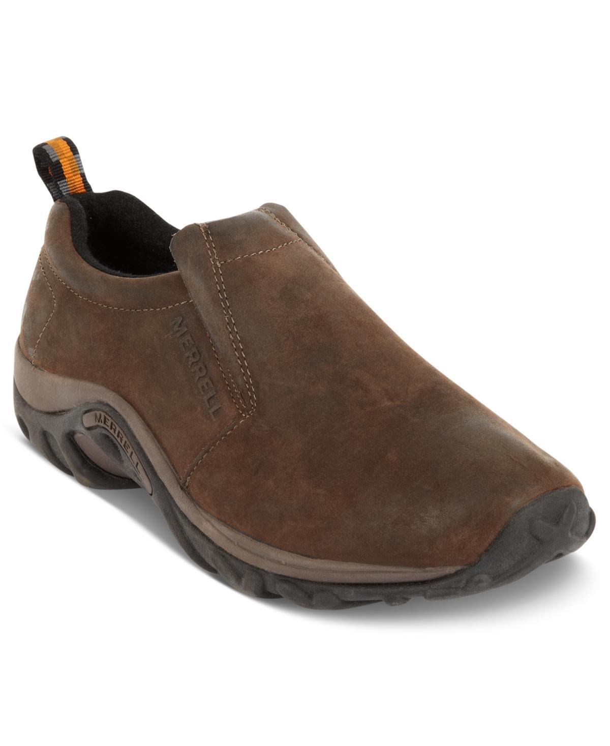 Merrell Jungle Moc Nubuck Nubuck) Men's Slip on Shoes Product Image