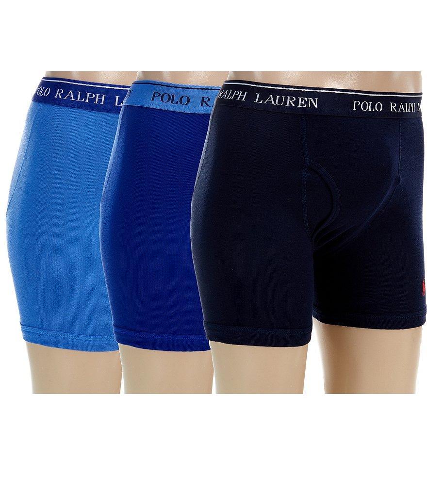 Polo Ralph Lauren Classic Fit Solid Boxer Briefs 3-Pack Product Image