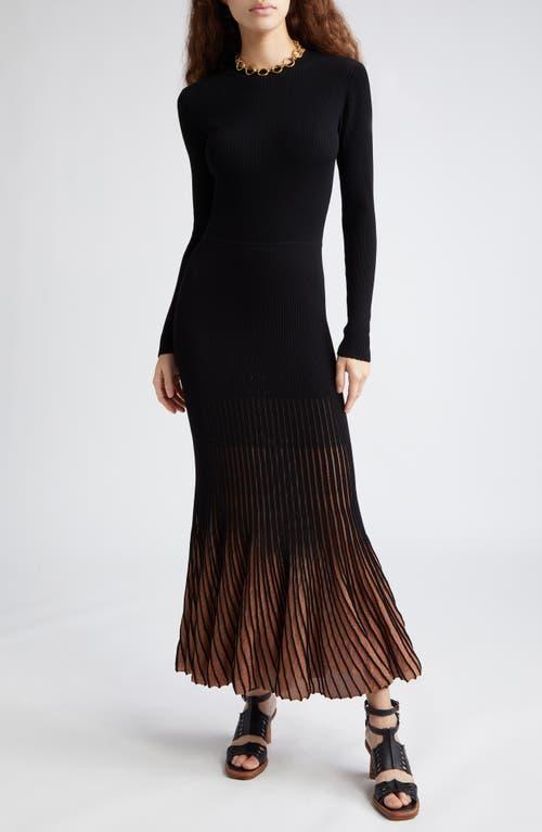 Ulla Johnson Magnolia Rib Long Sleeve Sweater Dress Product Image