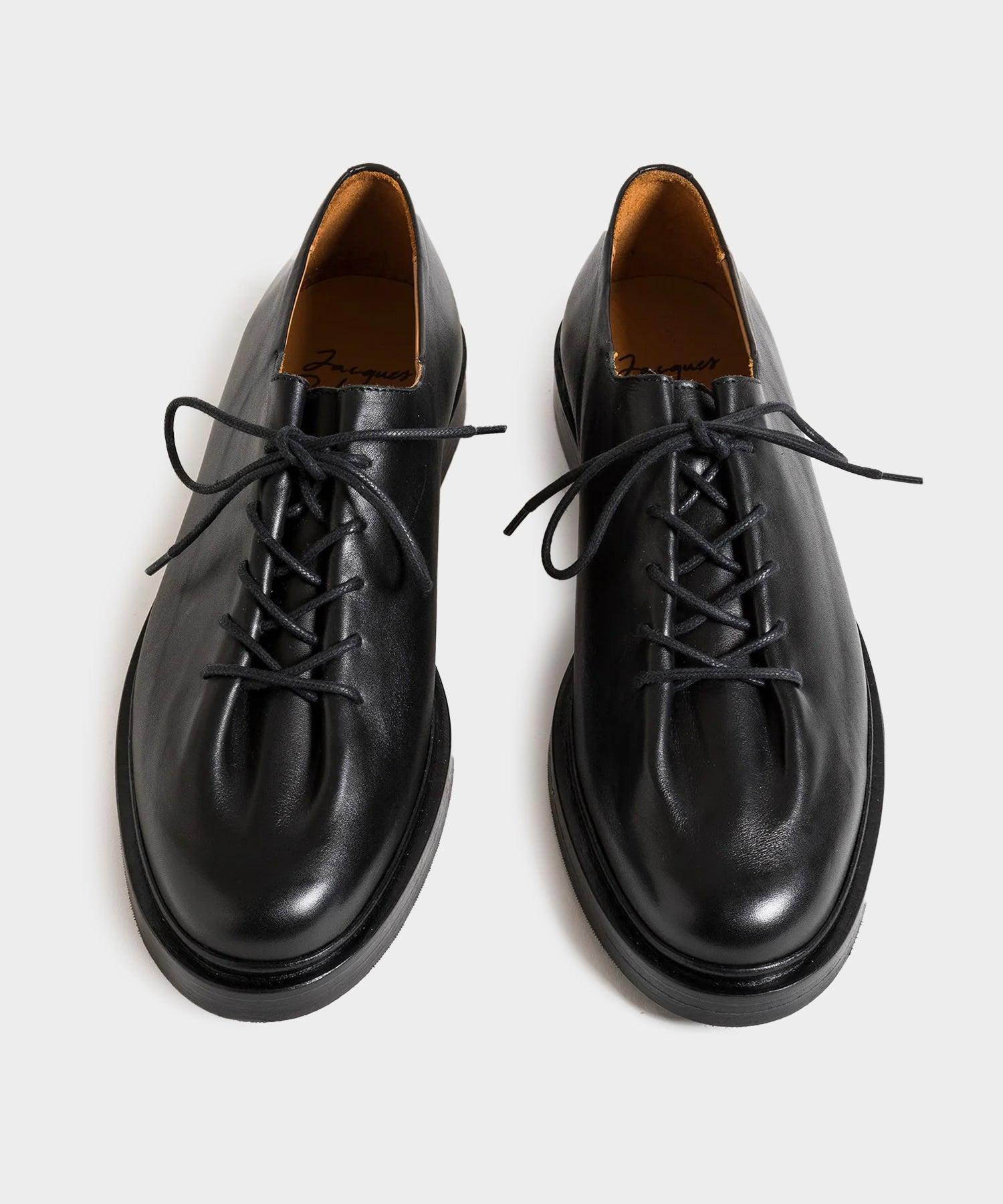 Jacques Solovière Edouard Lace-Up Dress Shoe in Black Calf Product Image