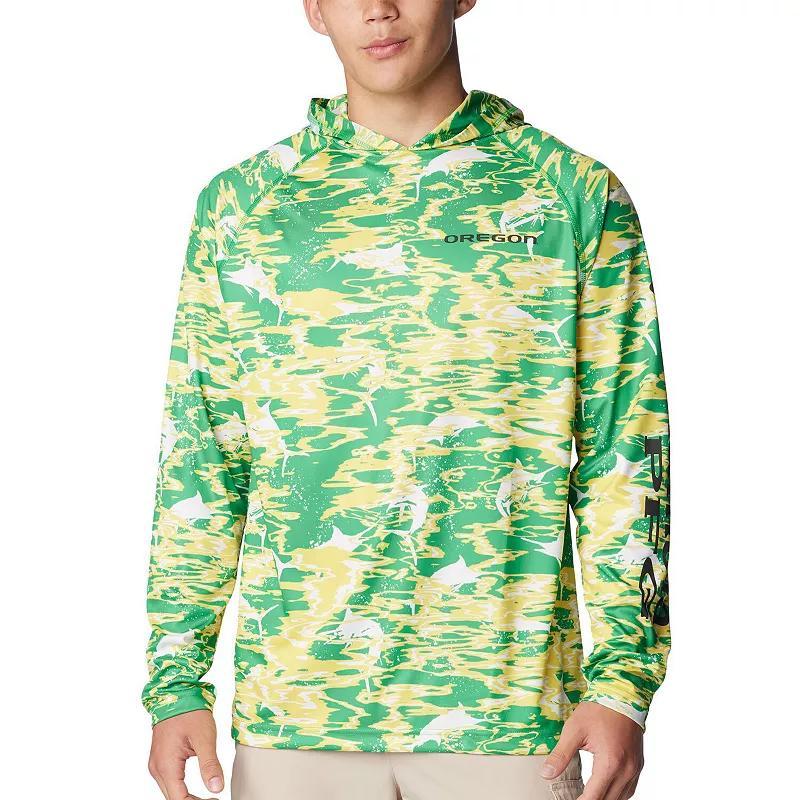 Columbia Men's Collegiate PFG Super Terminal Tackle Hoodie - Oregon- Product Image