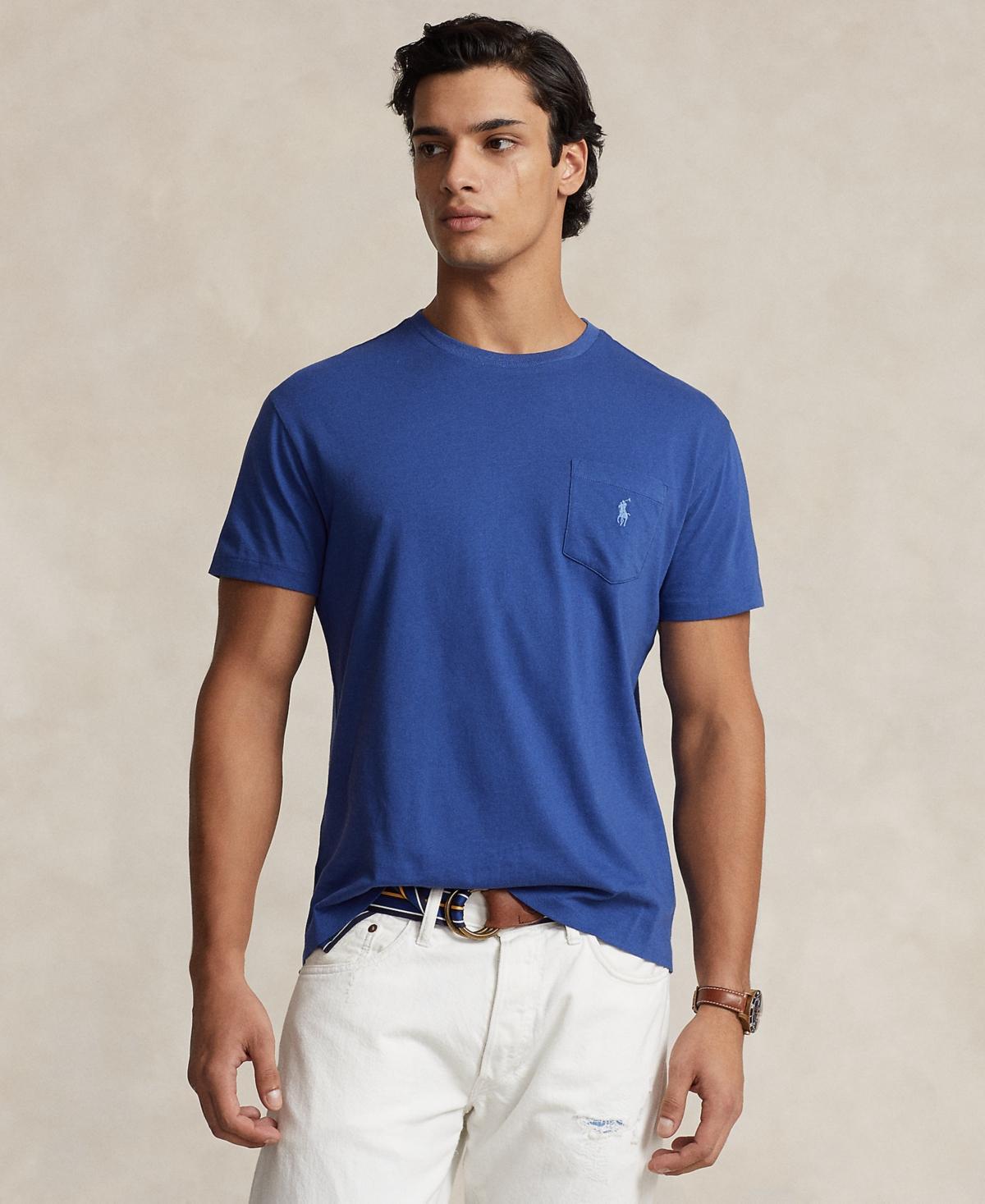 Polo Ralph Lauren Classic Fit Jersey Pocket T-Shirt Men's Clothing Product Image