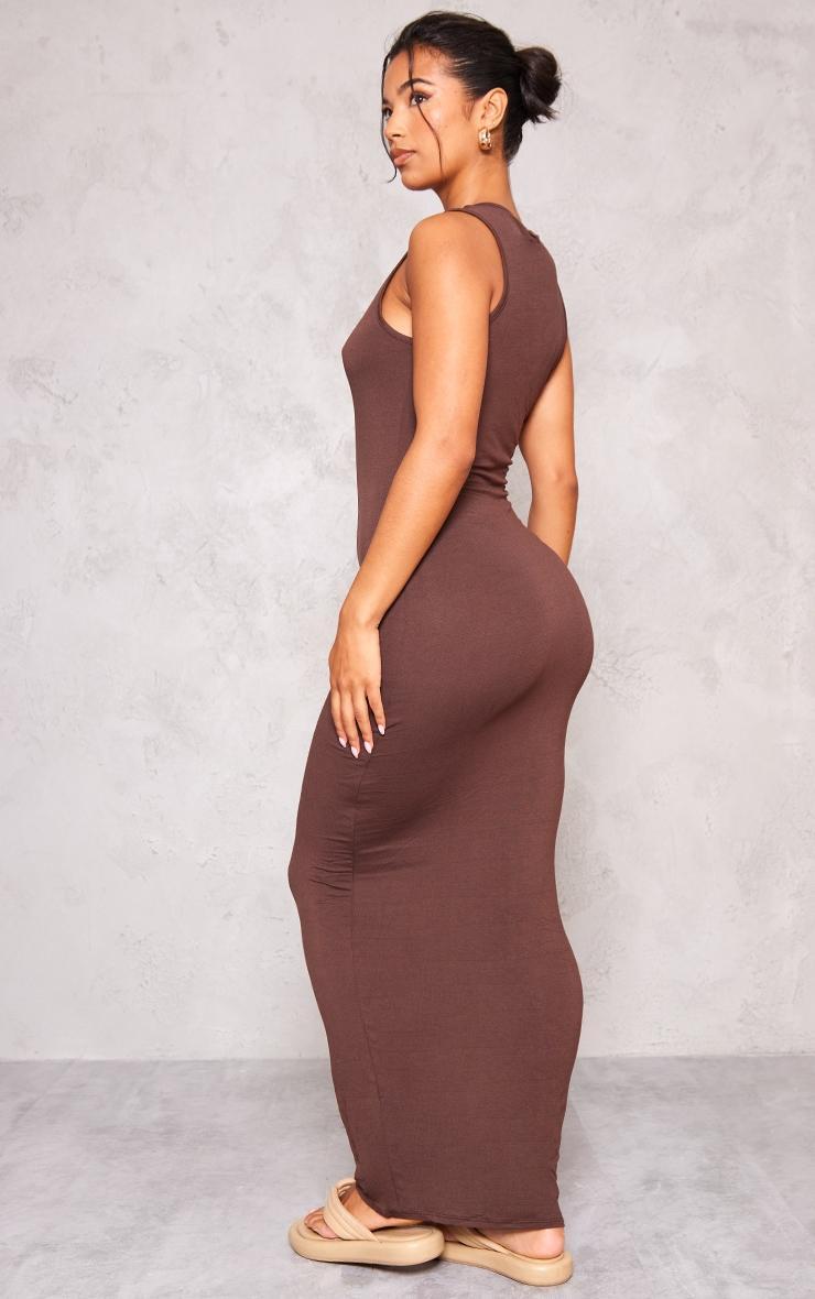 Chocolate Basic Maxi Dress Product Image