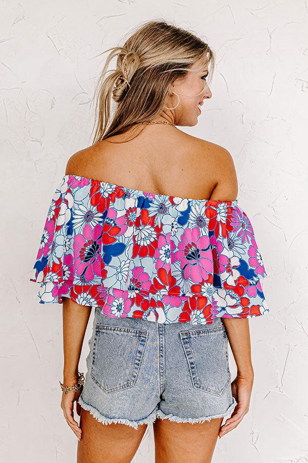 Tropical Joy Floral Top Product Image