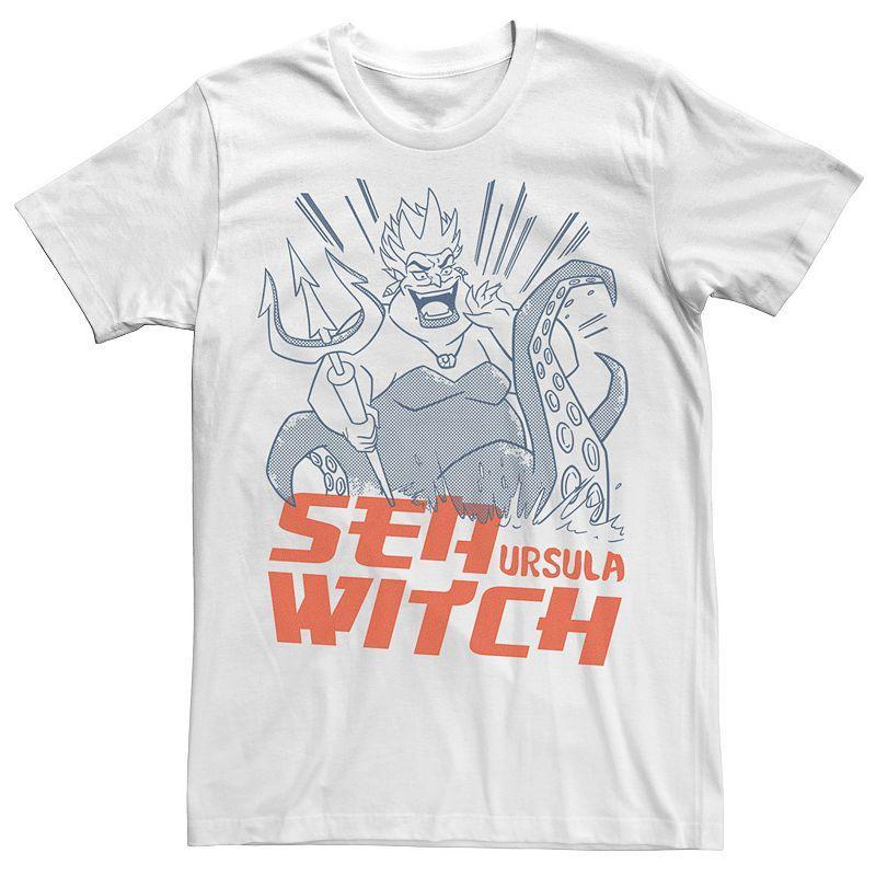 Mens Disney Villains Ursula Sea Witch Outline Tee Product Image