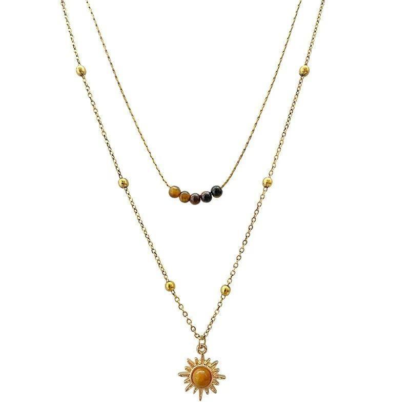 Layered Sun Necklace Product Image