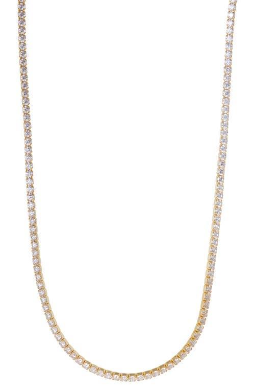 Argento Vivo Sterling Silver Cubic Zirconia Tennis Necklace Product Image