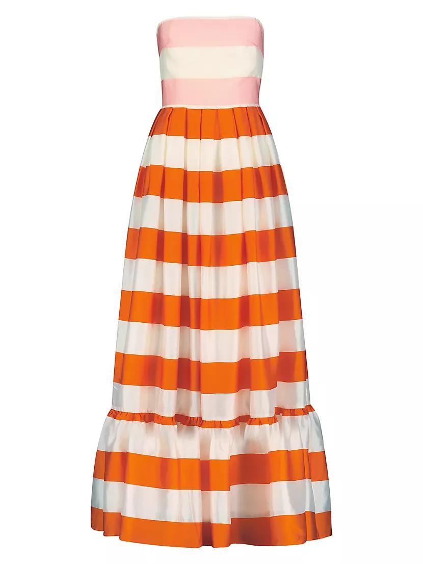 Striped Tiered Maxi Dress product image