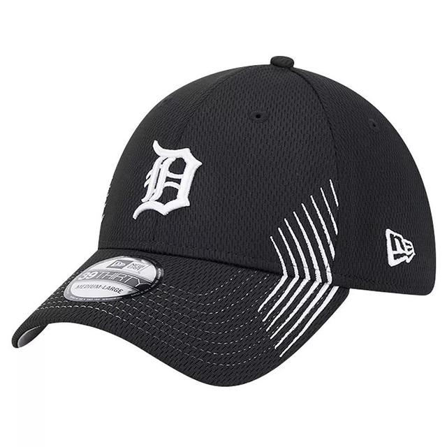 Mens New Era Detroit Tigers Active Dash Mark 39THIRTY Flex Hat Product Image